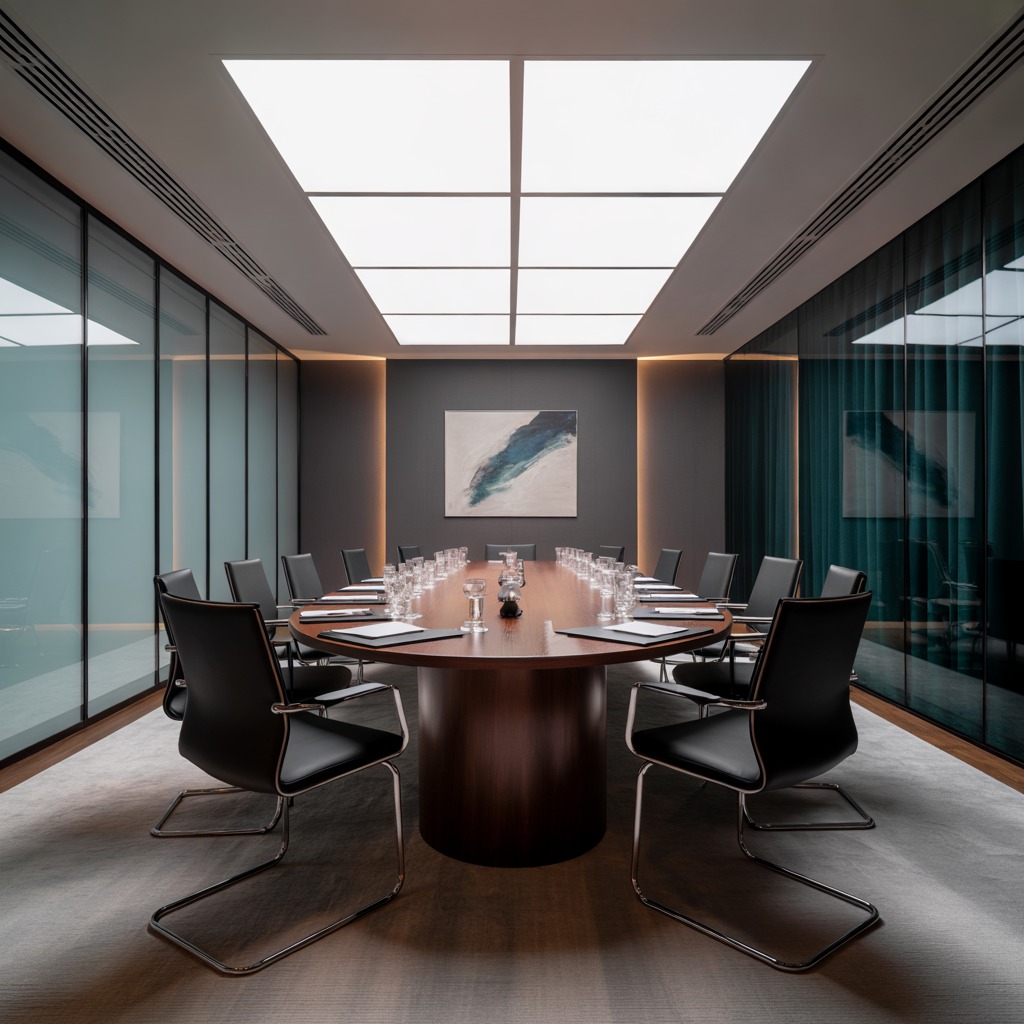 Zakelijke evenement decoratie met moderne stijl